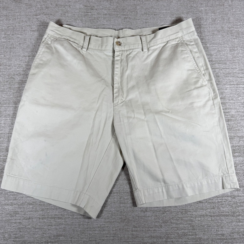 Polo Ralph Lauren Shorts Mens 35/9 Tan Khaki Classic Fit 9" Chino Twill Cotton